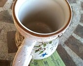 J.R.R. Tolkien Hobbit Drinking Song - Tankard Mug - Hand painted literary quote with vines and stars
