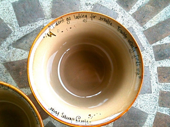 Custom Quote Bowl - You Choose the Quote - Made to Order