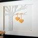 Personalized Wedding Gift: First Dance Song Lyrics 3D Paper Tree - Customized & FRAMED