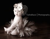 Once Upon a Fairy Tale Vintage Golds, Champagne, and Creme Headband - Stunning - All Sizes Available - Perfect Photo Prop
