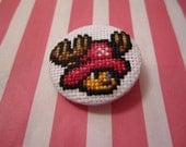 One Piece Chopper Cross Stitch Pin