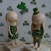 St. Patrick's Day Bunny w/ Shamrock