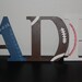 Sports Themed Handpainted Wall Letters