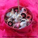 Barbie Silhouette Birthday Personalized Kisses Stickers Labels Treat Bag Party Favor Toppers Printable Digital File
