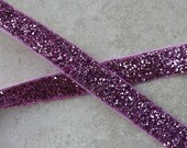 purply pink 3/8" sparkle or glitter grosgrain ribbon- Christmas Il_170x135