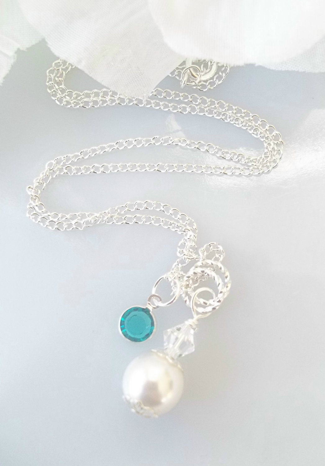 Buy birthstone jewelry for grandmothers - Family Birthstone Jewelry,Mother's Grandmother's Necklace,Swarovski Pearl &amp; Crystal,Crystal Birthstone Charms,Famiy Birthstone Necklace