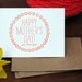 Happy Mothers Day - Hand Letterpressed single card