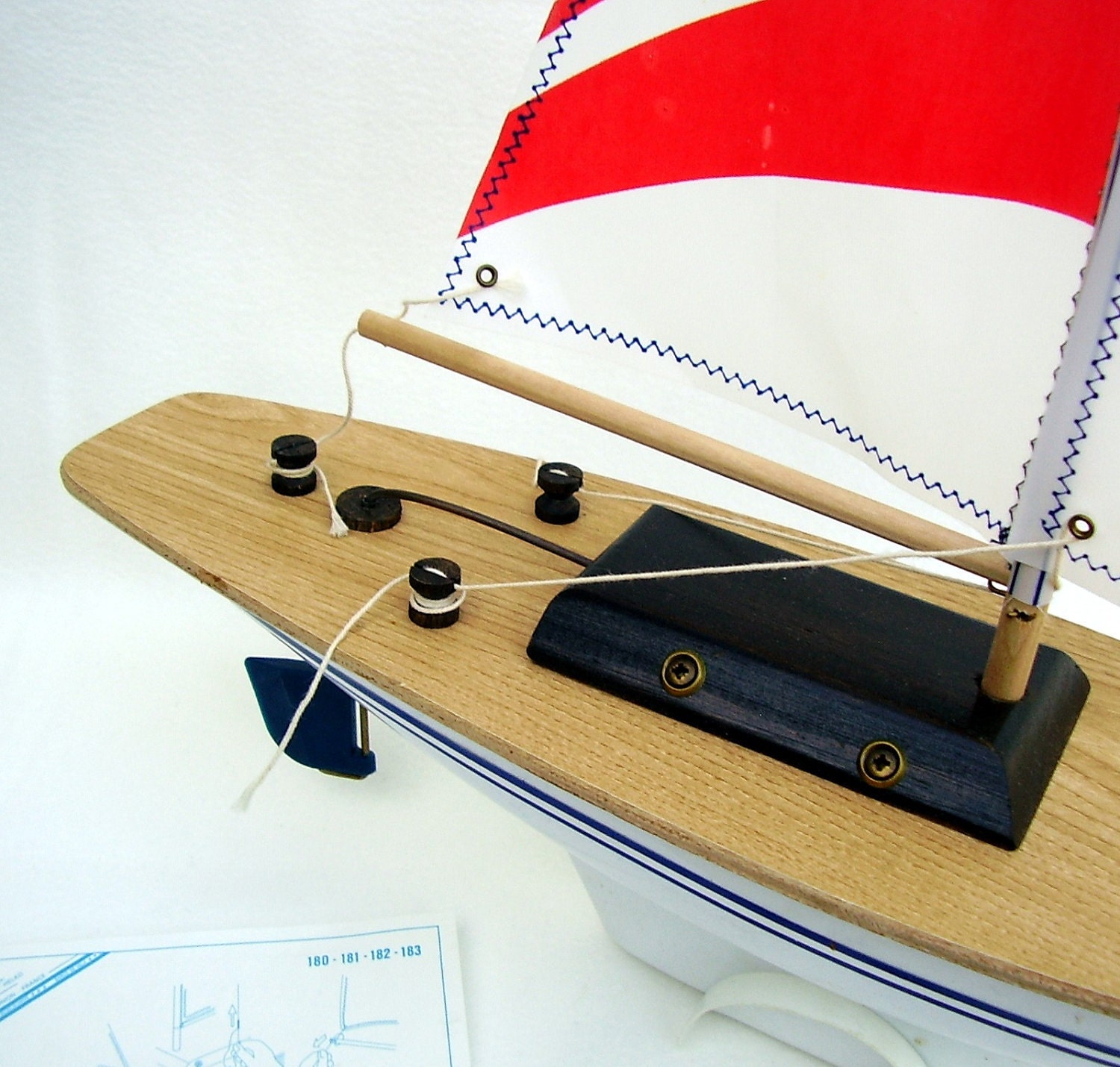 Vintage, Pond Boat, Voiliers, Helko, French, Nautical, Toy, Boats, NIB