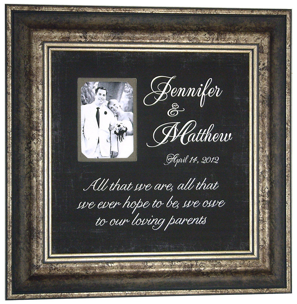 Father Of The Bride Personalized Wedding Sign PARENTS Photo Booth Prop  Bride All That We Are Decorations Bridal Showers ( 16 X 16 )