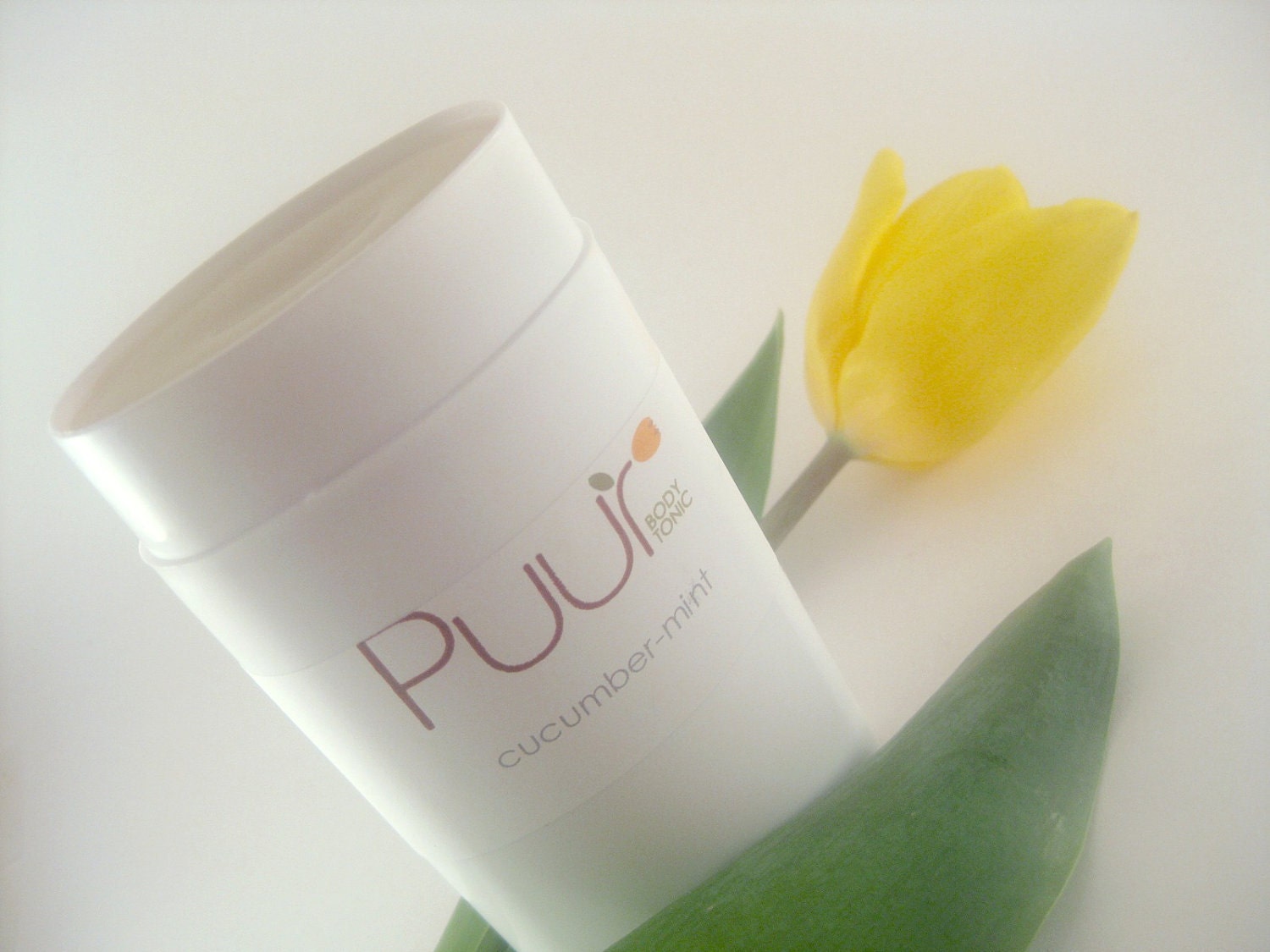VEGAN Natural Deodorant - Cucumber Mint - Fresh Spring Scent with Kaolin Clay