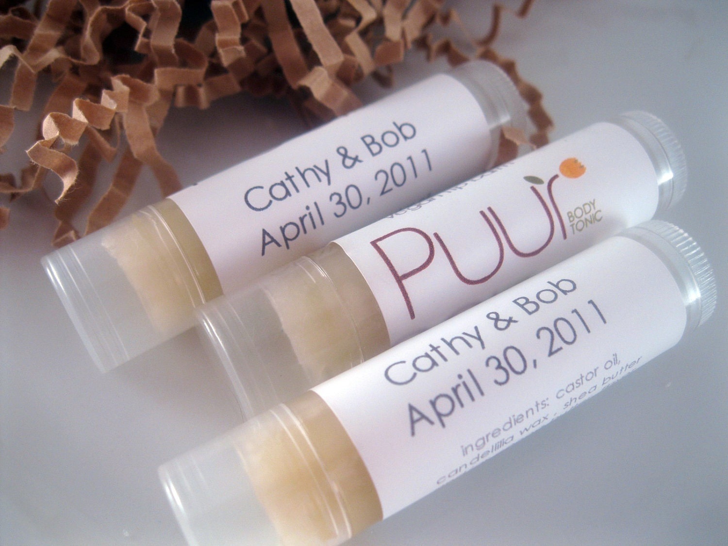 15 Lip Balm Party Favors Personalized Wedding Shower Baby Shower Favors