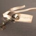Wedding Place Cards  - Vintage Key Tag - Escort Cards Favor Tag Custom Designed
