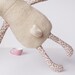 plush Lamb Girl - soft art doll, children toy