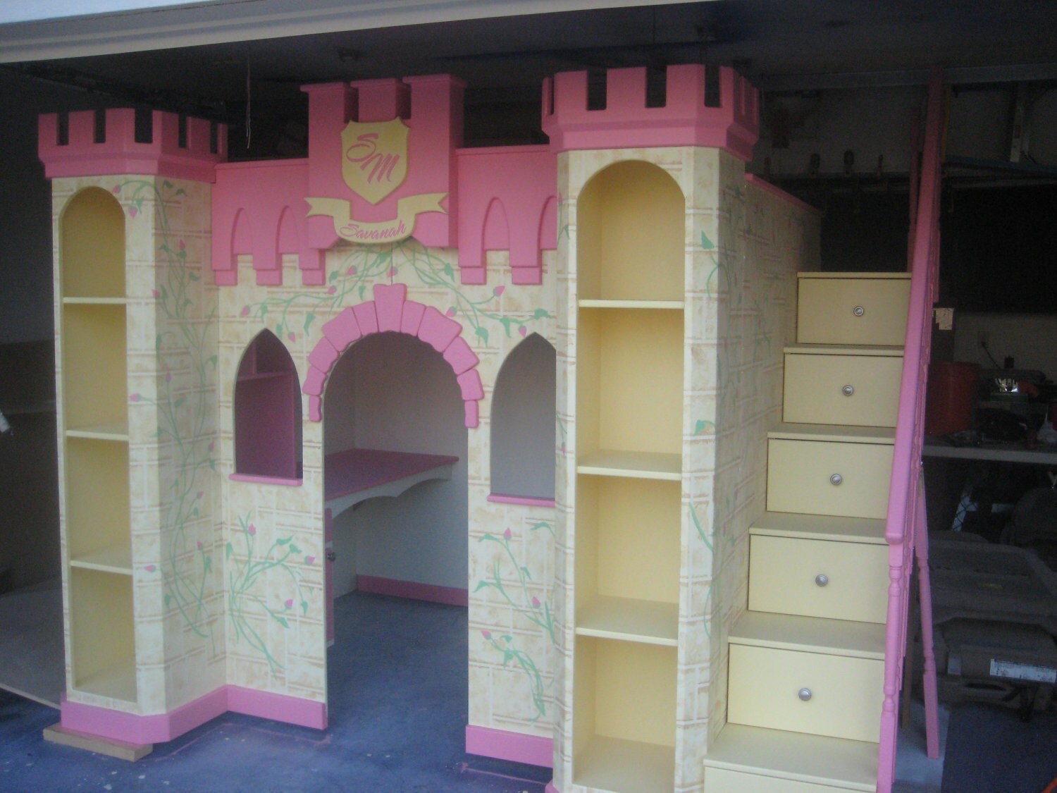 Girls Princess Castle Bed