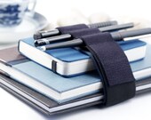 Adjustable Bandolier / travel light, draw often / navy leather