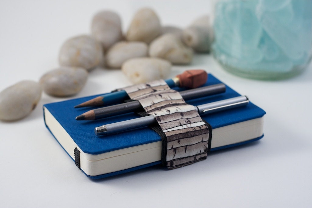 Mini Bandolier / Travel light, Draw often / Birches
