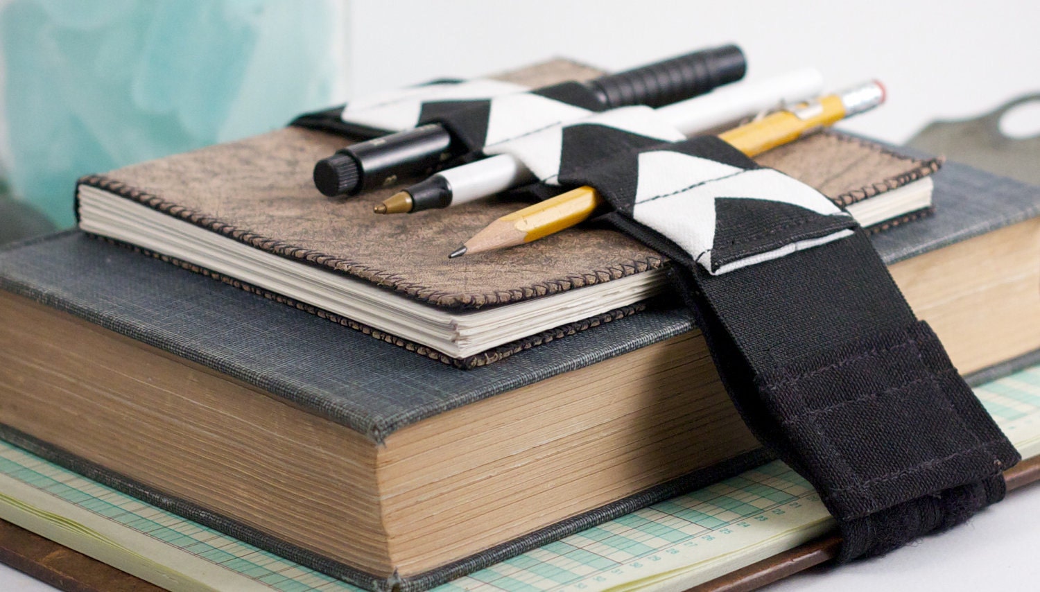 Adjustable Velcro Bandolier  /  Chevron / replace your pencil case