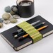 Journal Bandolier / Bamboo / replace your pencil case