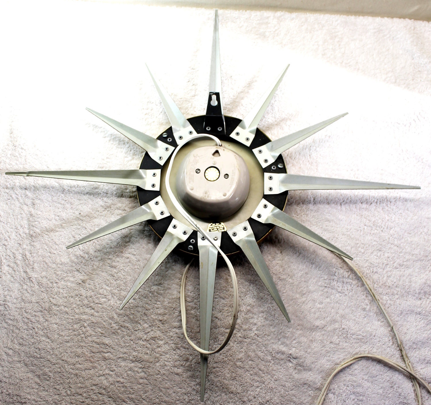 Vintage Smiths Starburst Wall Clock