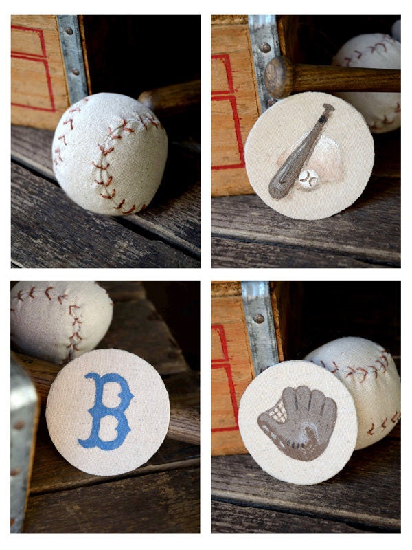 Baseball Nursery Mobile - Vintage Inspired