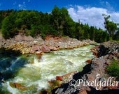 Colorado Uncompahgre River Mountain Scenic - 8x12 Fine Art Print
