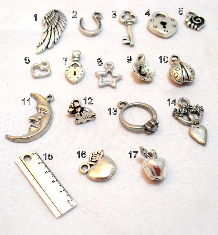Charms - Add One to your Custom Necklace or Bracelet - Extra Charms - Listing for One