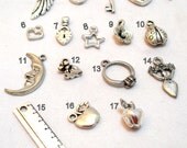 Charms - Add One to your Custom Necklace or Bracelet - Extra Charms - Listing for One