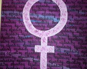 Feminist Riot Grrrl Equality Painting
