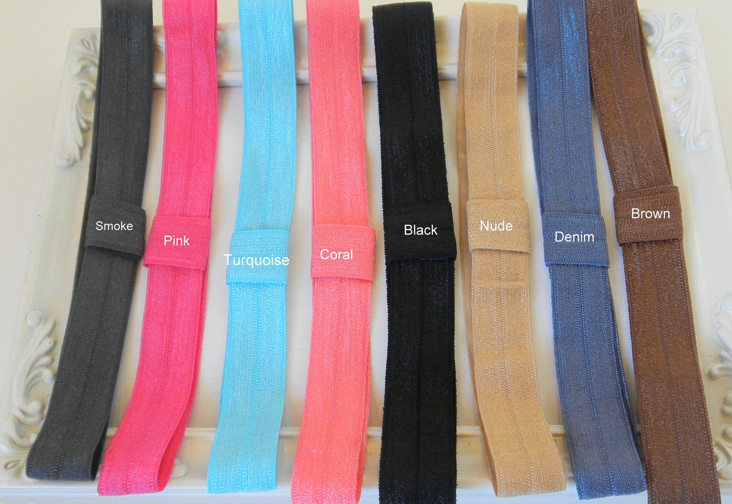 Elastic Headbands, FOE, Set of Eight, You Choose