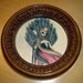 Miss Van Decoupage Wall Art OOAK