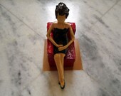 Lady on a Sofa - Original Paper Sculpture
