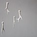 last one available - Clay Antler Mobile inspired by the Black Forest - By Laurie Poast