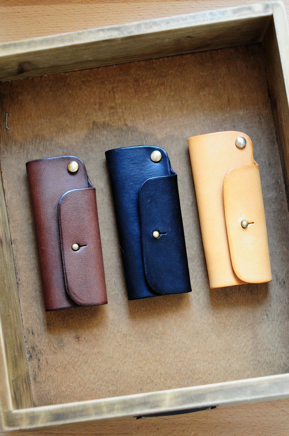 Handmade Mini Leather Key Holder