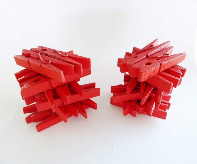 Tiny Clothes Pins - Set of 24