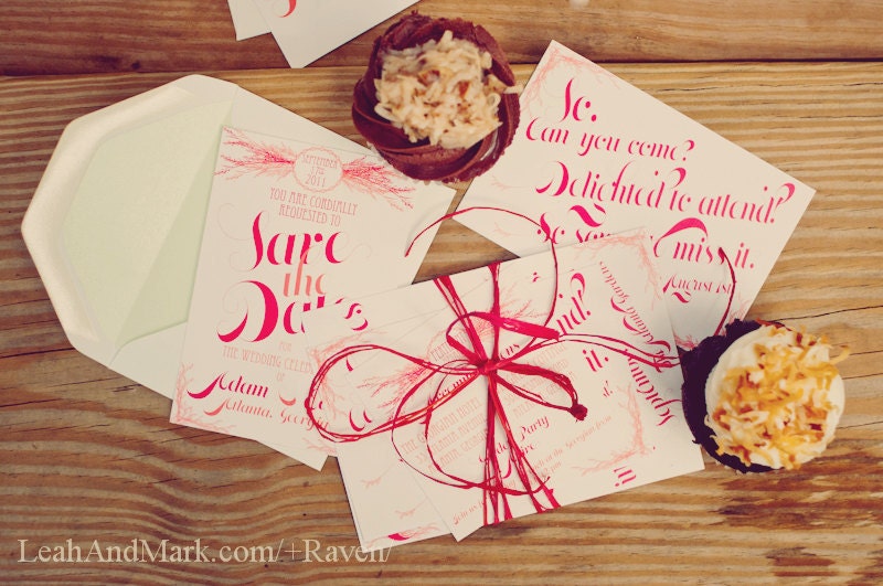 Love in Bloom Invitation Suite Custom for you