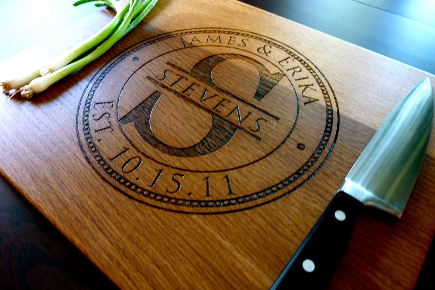 Personalized Cutting Board - Custom Engraved - 12 x 15- Personalized Wedding Gift, Anniversary Gift