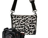 Ready to Ship - Digital Camera Bag Women's DSLR Padded Camera Bag Messenger Water Resistant DSLR Camera Bag Purse  Pockets, In Stock