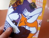 greeting card: SHE LEARNED...QUICKLY limited edition mylar silkscreen, cool