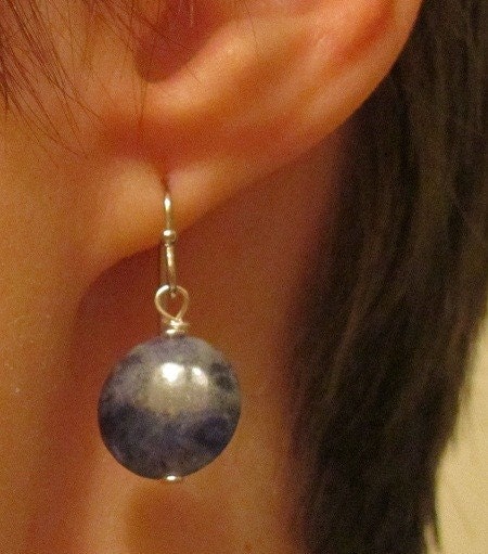 Blue Stone Earrings
