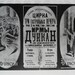 Vintage Dance Poster, Vampire Miss Violet Hope, Greek Play Theater, Black And White, Print, Jack Rennert, USA