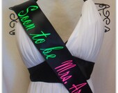 Soon To Be Mrs. Bachelorette Party Sash