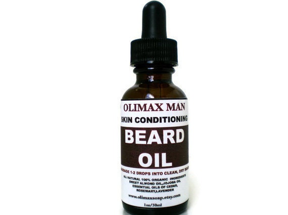 Beard Oil Skin Conditioner Pre-Shave Oil Organic  Vegan1oz