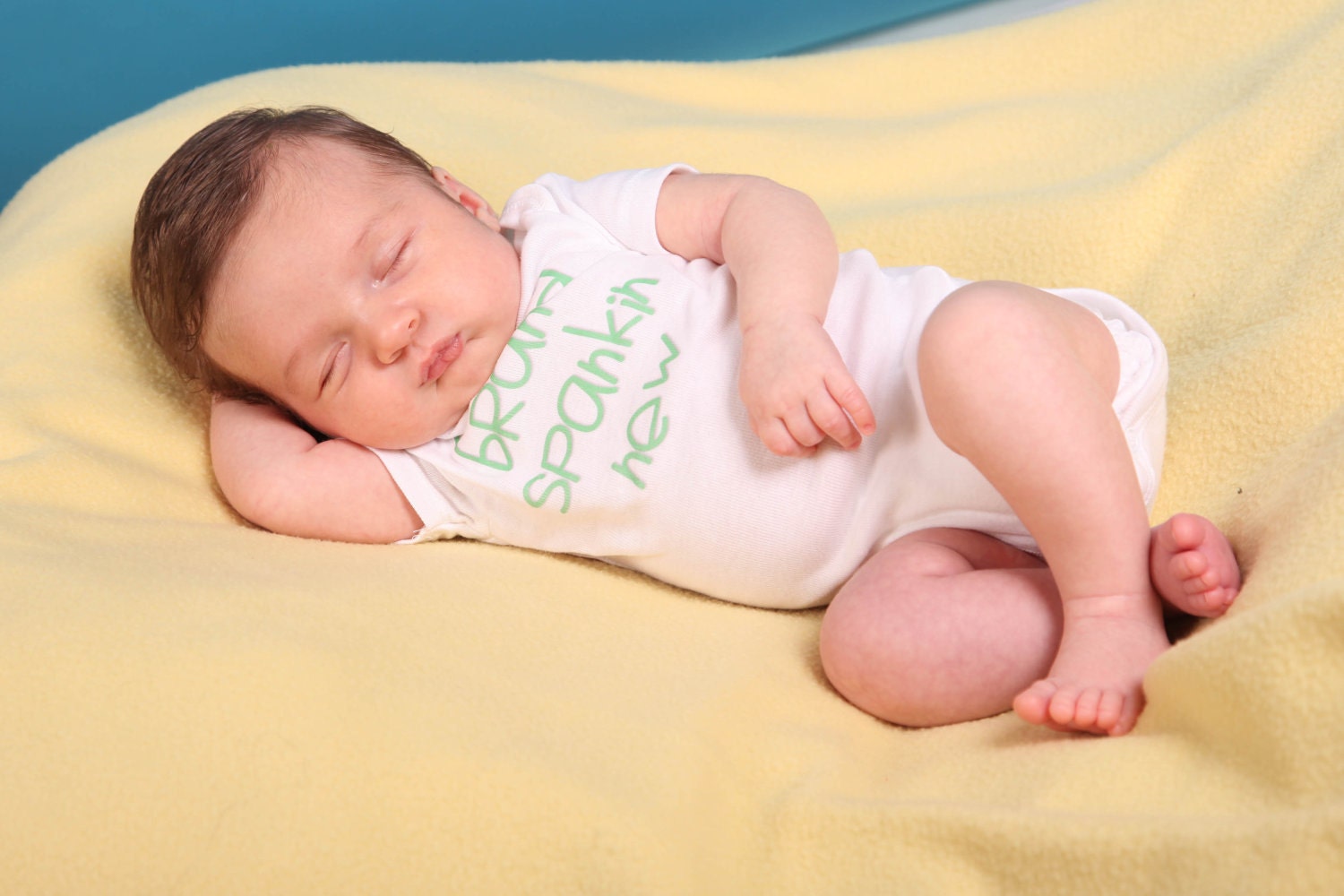 Brand Spankin New - Funny Baby Onesie - Your Color Choice