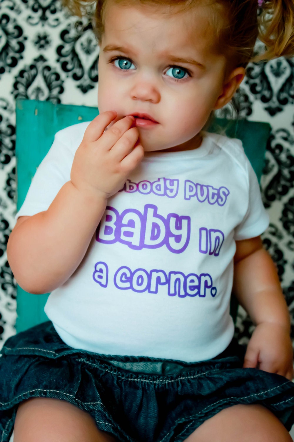 Nobody Puts Baby in a Corner - Baby Onesie - Toddler Shirt also available