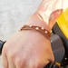 Pewter Studded Brown Leather Wrap Bracelet for Men Women Boys Girls Teens - Free Shipping