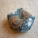 Felt Gray Hand Embroidered Pin Cushion