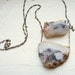 Agate Slice Necklace