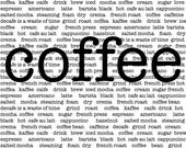 Coffee  - 8 x 10 print
