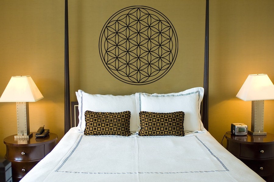 Vinyl Wall Decal Sticker Art Flower of Life