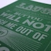 Stand By Your Opinions - Jane Austen quote poster
